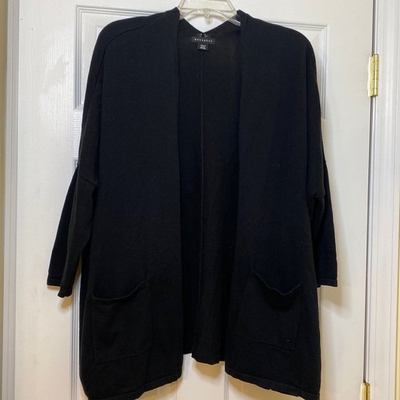 Black oversized cardigan - Picture 1 of 2